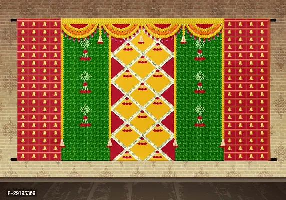 Traditional Background Curtain Cloth For Festival Decoration