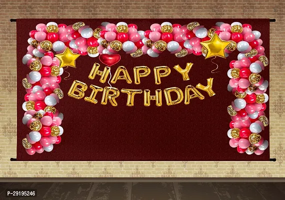 Traditional Background Curtain Cloth For Happy Birthday Decoration