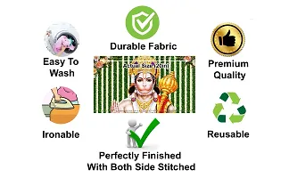 Traditional Background Curtain Cloth For Shree Hanuman Jayanti Decoration-thumb2