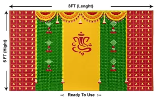 Traditional Background Curtain Cloth For Festival Decoration-thumb1