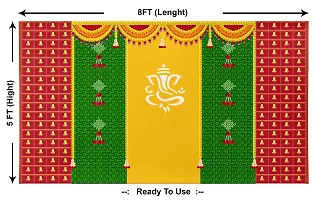 Traditional Background Curtain Cloth For Festival Decoration-thumb1