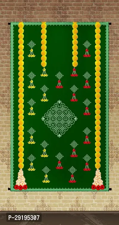 Traditional Background Curtain Cloth For Festival Decoration