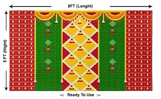 Traditional Background Curtain Cloth For Festival Decoration-thumb1