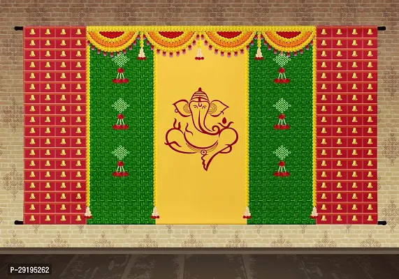 Traditional Background Curtain Cloth For Festival Decoration