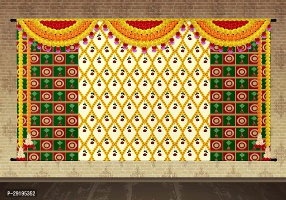 Traditional Background Curtain Cloth For Wedding Decoration-thumb0