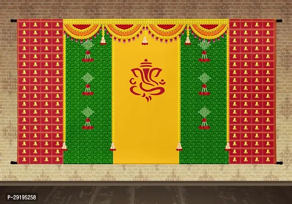 Traditional Background Curtain Cloth For Festival Decoration