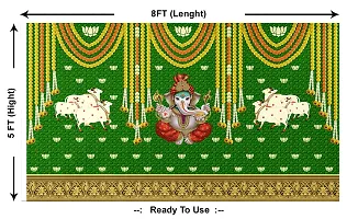 Traditional Background Curtain Cloth For Festival Decoration-thumb1