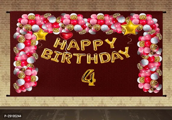 Traditional Background Curtain Cloth For Happy Birthday Decoration