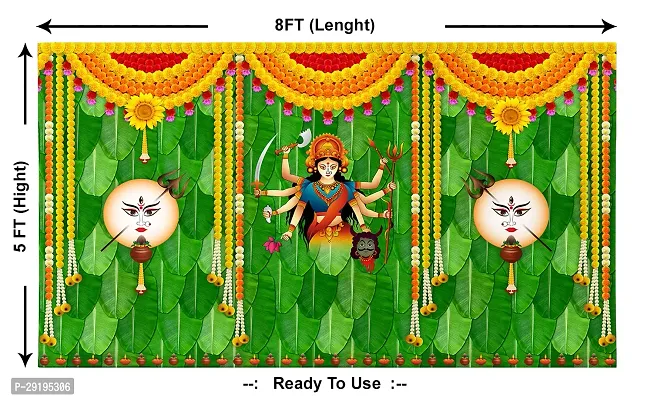 Traditional Background Curtain Cloth For Navaratri Decoration-thumb2