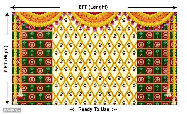 Traditional Background Curtain Cloth For Wedding Decoration-thumb2