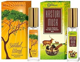 Fragrances Mysore Sandal,Jasmine,Ruh Gulab Perfume Combo Pack Of 3-thumb1