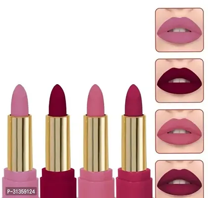 Long Wear Waterproof Matte Lipstick Set of 4-thumb0