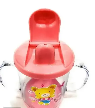 Useful Baby Nipple Sippy Cup-Sipper Mugs Water Bottle With Handles 240Ml - MultiPack