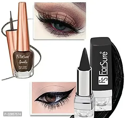 Absolute Shine Liquid Glitter Eyeliner Kajal Combo-thumb0