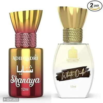 Shanaya  White Oudh Attar Combo Pack of 2-12ML Each