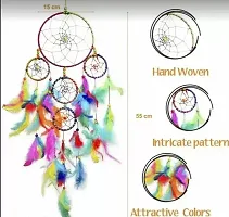 Stylish Multicoloured Dream Catcher For Wall Hanging-thumb1