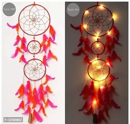 Stylish Multicoloured Dream Catcher For Wall Hanging-thumb0