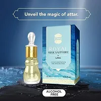 Misk Sapphire Attar | Musky Fragrance| Non-Alcoholic| Long Lasting Attar - 10 ML-thumb1