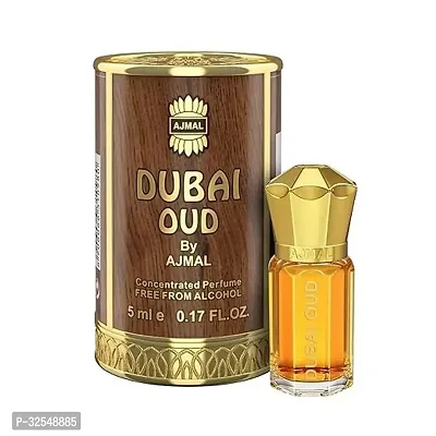 DUBAI OUD Attar | Ambery  Woody Fragrance | Non-Alcoholic | Long Lasting Attar - 5 ML-thumb0