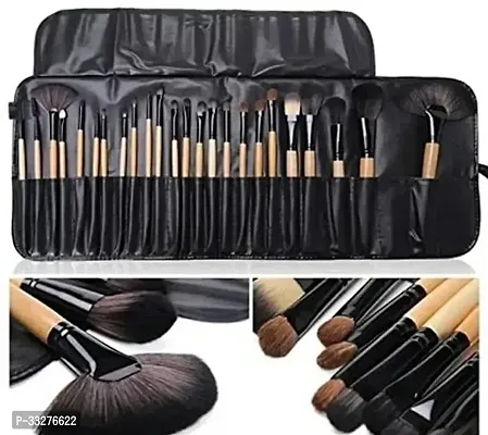 Proffessonal Beauty Makeup Brushes With Pouch, Usage: Professional (Pack of 24) (Pack of 24)