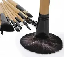 Proffessonal Beauty Makeup Brushes With Pouch, Usage: Professional (Pack of 24) (Pack of 24)-thumb1