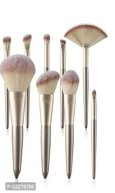 Cosmetic Brushes Kit for Face Foundation Blush Eye Shadow Makeup Brush |  Wooden Handle |-thumb2