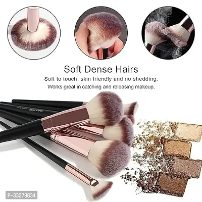 Professional Makeup Brushes 15 Pcs Synthetic Makeup Brushes Set with 1 Makeup Sponge  1 Brush Cleaner-thumb2