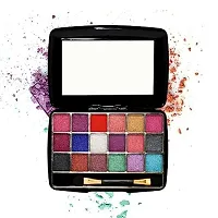 Eyeshadow, Brush  Mirror in a Pocket size Eye Shadow Palette | 12.8 g-thumb1