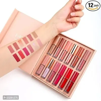 Lipstick Set, Waterproof, Long Lasting, Creamy Soft Shades, Liquid Smooth Touch-thumb0