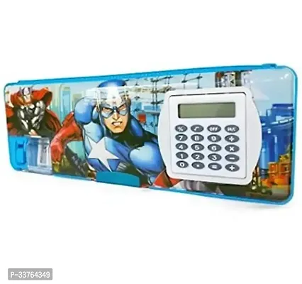 Magnetic Pencil Box with Calculator