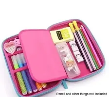 Premium Stylish Cartoon Hardtop EVA Pencil Case Organizer-thumb1