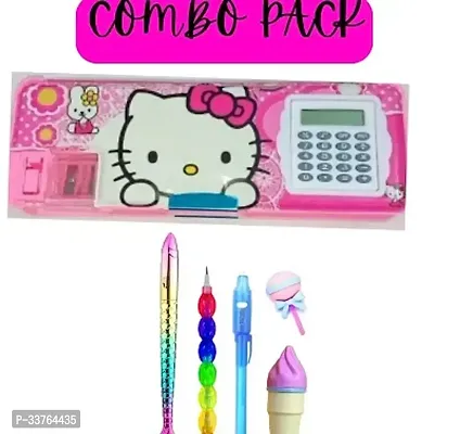 Magnetic Pencil Box With Combo Of 5 Pieces