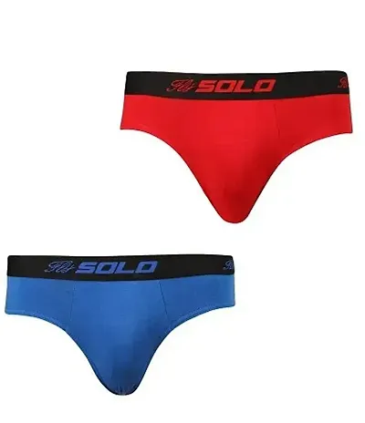 Men's Solid Basic Brief Pack of 2