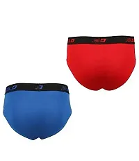 Men's Cotton Solid Basic Brief Pack of 2-thumb1