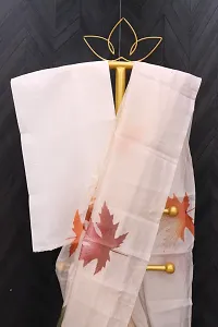 Stylish Organza Saree with Blouse piece For Women-thumb2