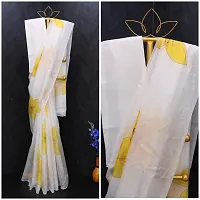 Stylish Organza Saree with Blouse piece For Women-thumb4