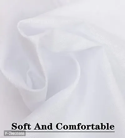 Men's Handkerchiefs 100% Soft Cotton White Hankie Hankerchieves 3 Pcs-thumb4
