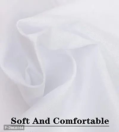 Men's Handkerchiefs 100% Soft Cotton White Hankie Hankerchieves 12 Pcs-thumb2