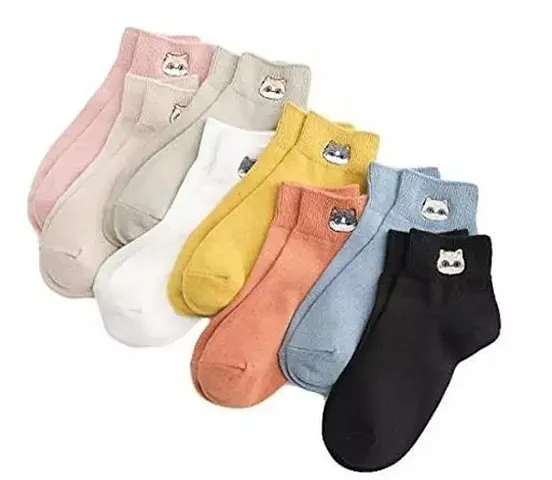 Women Self Design Ankle Length Peds Footie No-Show Low Cut Pack of 5