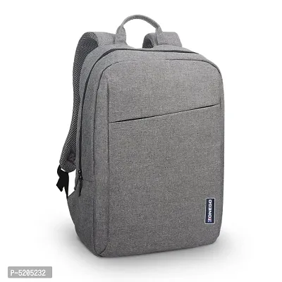 Professional Grey Water Repellent Unisex Laptop Backpack-thumb0