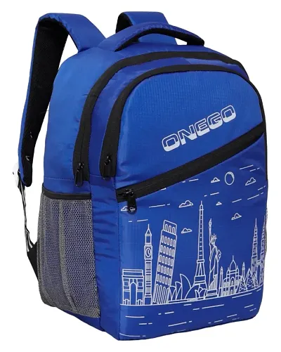 Stylish Printed PU Office Backpack