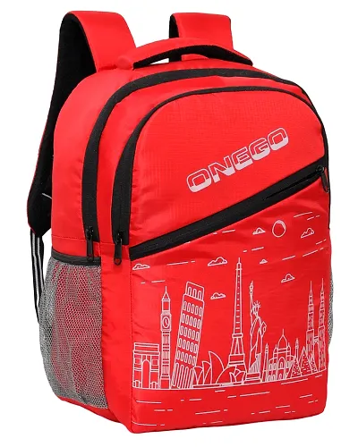 Stylish Printed PU Office Backpack