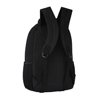 Styklish Black Laptop Bag for College, and Office Waterproof Backpack-thumb1