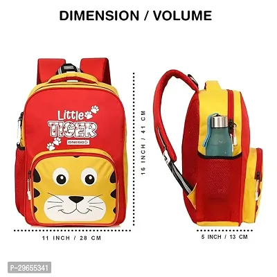 Little Tiger Waterproof Cartoon School Bag for Kids-thumb5