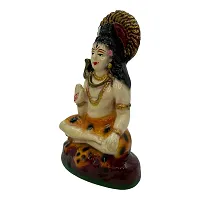 Decor Culture (Shiv Ji) statue/Idol/Figurine/Murti Made of (Composite Marble  Oxiidised Colors) for Home/Temple/office/Car/Mandir - (10 x6 x 4 Cms)-thumb2