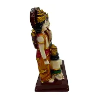 Decor Culture (Ram Ji Darbar With Sita Ji Laxman Ji And Hanuman Ji) statue/Idol/Figurine/Murti Made of (Composite Marble  Oxiidised Colors) for Home/Temple/office/Car/Mandir - (14x10x6 Cms)-thumb1