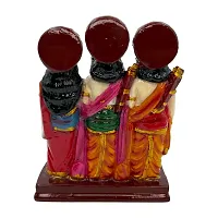 Decor Culture (Ram Ji Darbar With Sita Ji Laxman Ji And Hanuman Ji) statue/Idol/Figurine/Murti Made of (Composite Marble  Oxiidised Colors) for Home/Temple/office/Car/Mandir - (14x10x6 Cms)-thumb2