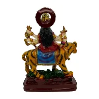 Decor Culture (Durga Maa) statue/Idol/Figurine/Murti Made of (Composite Marble  Oxiidised Colors) for Home/Temple/office/Car/Mandir - (16x12x5 Cms)-thumb2