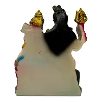 Decor Culture (Shiv Ji Parivar With Parvati Maa  Bal Ganesha Ji) statue/Idol/Figurine/Murti Made of (Composite Marble  Oxiidised Colors) for Home/Temple/office/Car/Mandir - (10x8x2 Cms)-thumb2