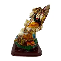 Decor Culture (Punchmukhi Hanuman Ji) statue/Idol/Figurine/Murti Made of (Composite Marble  Oxiidised Colors) for Home/Temple/office/Car/Mandir - 14x13x8 Cms)-thumb3